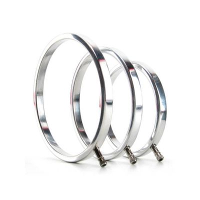 Electrastim Solid Metal Scrotal Ring Set 3 Sizes