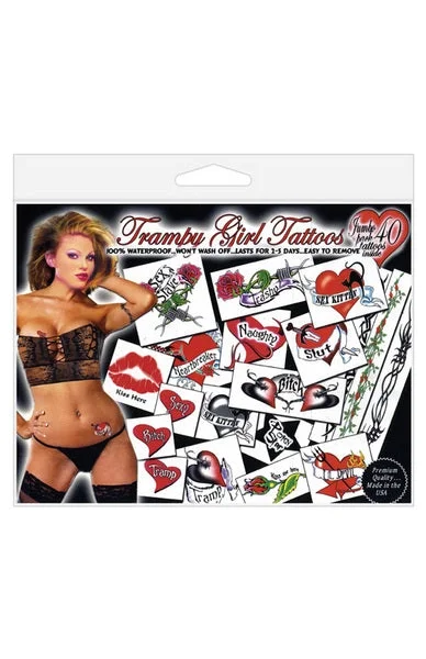 Trampy girl tattoos - 40 tattoos