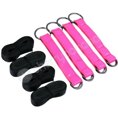 Electra Play Things Neon Pink Bed Restraint Straps