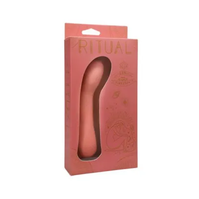 G Spot Vibrators Ritual Zen Rechargeable Silicone G spot Vibe Coral