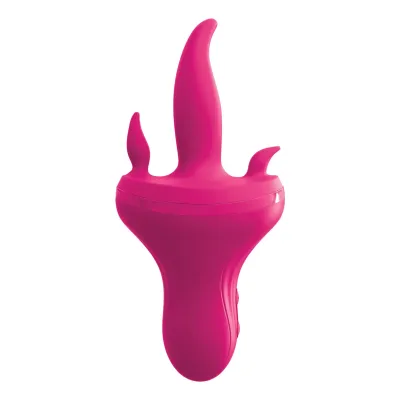 Threesome Holey Trinity Triple Tongue Vibrator Pink