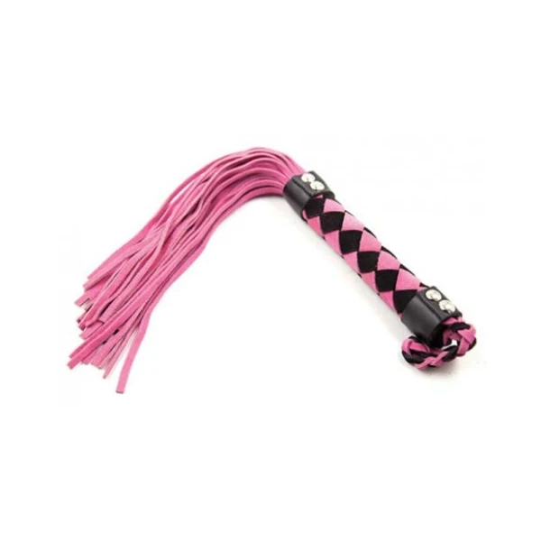 : Ple'sur 15.5 In. Leather Flogger Pink