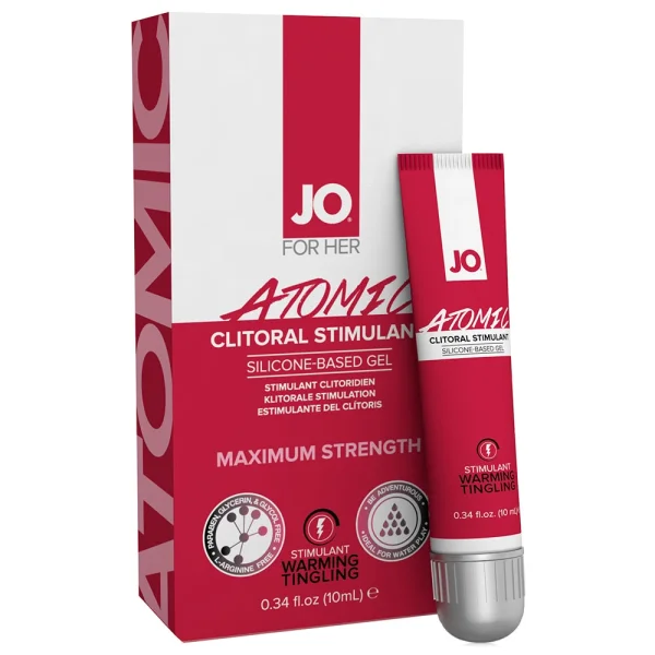 JO Atomic Maximum Strength Silicone Clitoral Stimulant Gel .34 oz