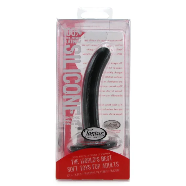 Silk Silicone Dildo By Tantus -  Small, Black