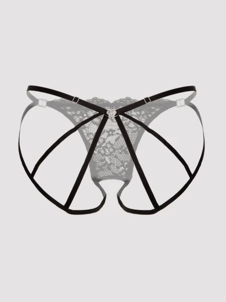 Lovehoney Plus Size Fierce Lace Cage-Back Knickers