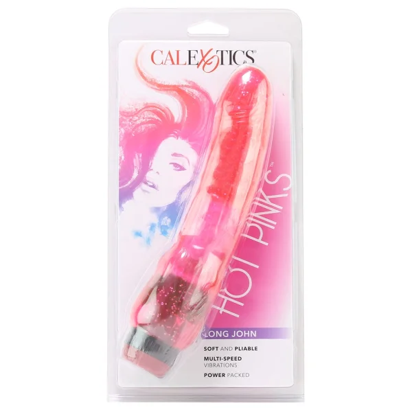 Curved Penis 8.25 Inches - Hot Pink
