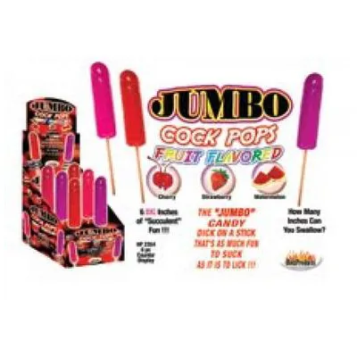 Jumbo Cock Fruit Pop Strawberry