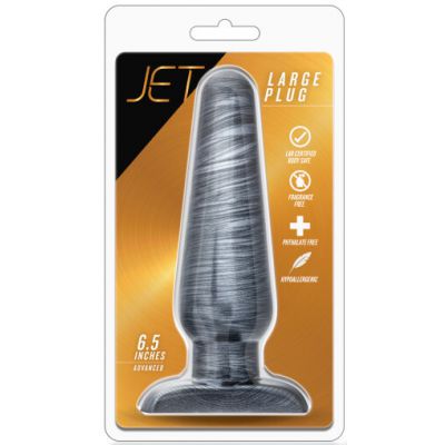 Jet Large Plug Carbon Metallic Black 16 5 cm Butt Plug