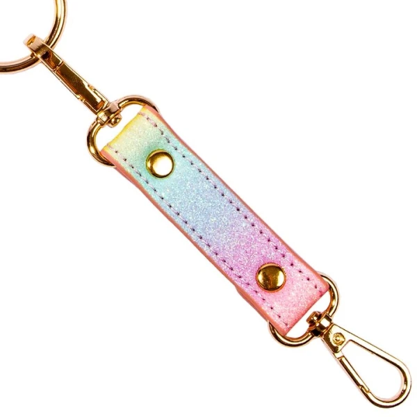 Bondara Luxe Sugar Rush Rainbow Glitter O-Ring Hogtie Connector — image 4 of 4