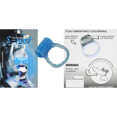 NU Sensuelle S Wet Fun Ring Blue