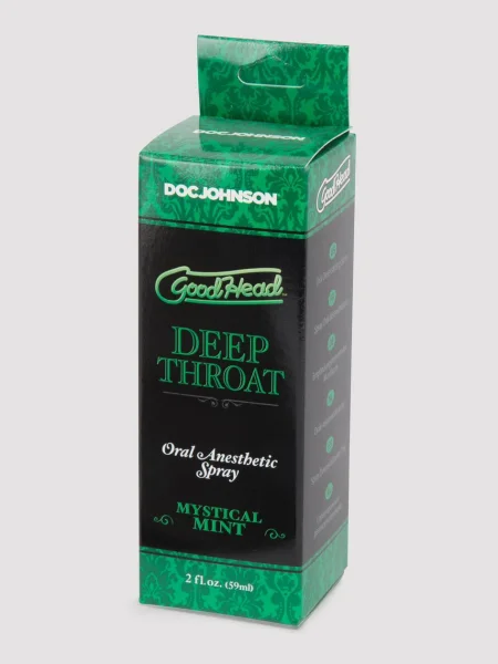 Doc Johnson Good Head Deep Throat Mint Oral Anesthetic Spray 2 fl oz