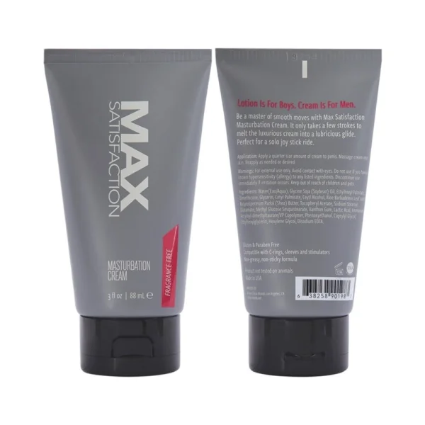 Max Satisfaction Masturbation Cream 3 fluid ounces