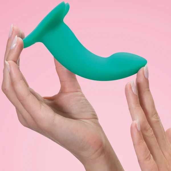 Limba Flex S Silicone Bendable Dildo By Fun Factory - Carribean Blue
