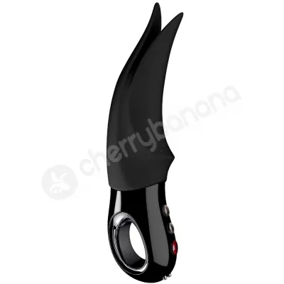 Fun Factory Volta Black Fluttering Foreplay External Couples Vibrator