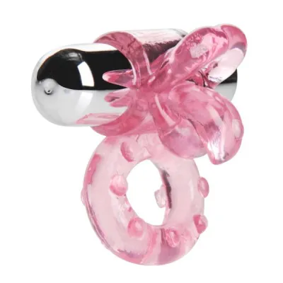 Lick Her Vibrating Cock Ring Pink