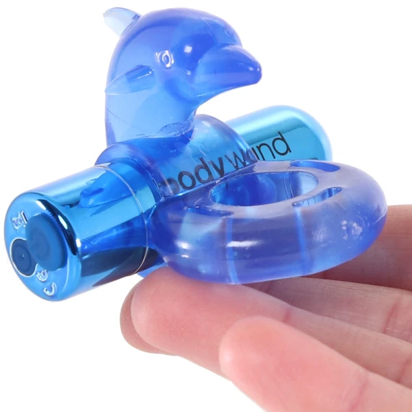 BodyWand Rechargeable Dancing Dolphin Ring in Blue — image 5 of 6