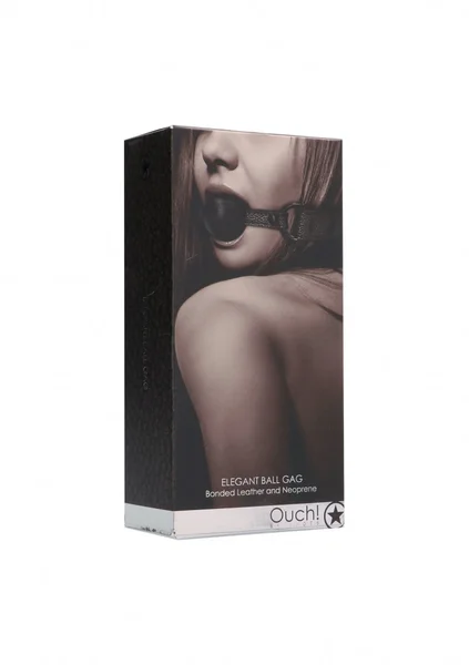 Ouch - Elegant Ball Gag - Titanium Grey — image 8 of 8