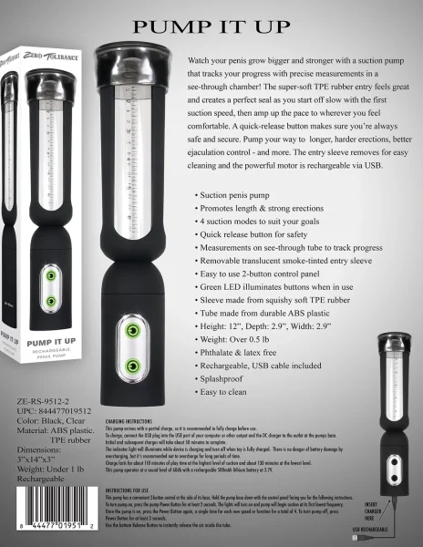 Zero Tolerance Pump It Penis Pump