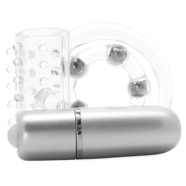 Maximus Enhancement Ring 5 Stroker Beads - Clear