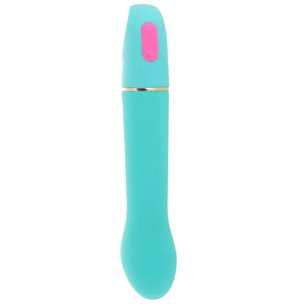 Aria Flirty AF 10-Function Silicone G-Spot Vibrator By Blush - Teal
