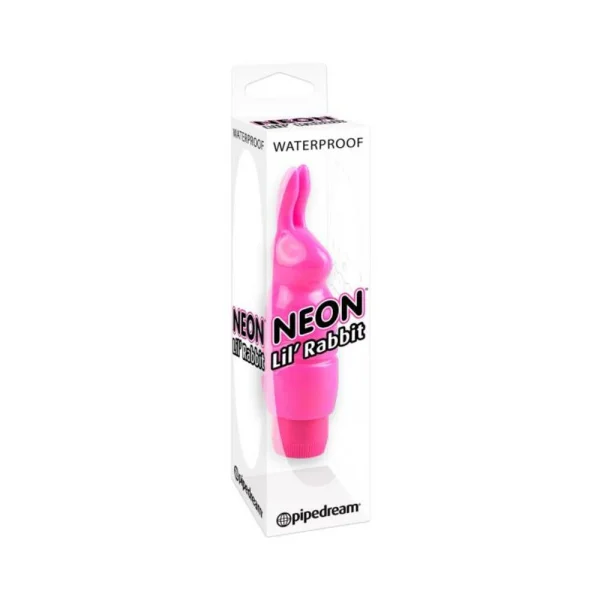 Neon Lil Rabbit Pink Bullet Vibrator