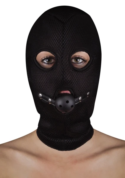 Extreme Mesh Balaclavea With Open Ball Gag