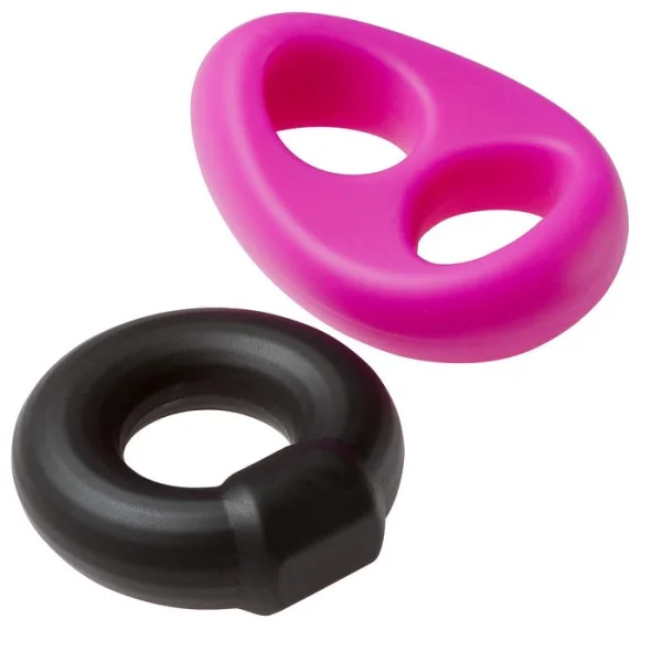 Cloud 9 Teardrop Silicone Cock Ring & Ball Sling Set
