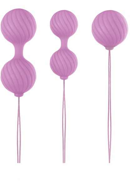 Luxe O Weighted Kegel Balls Pink