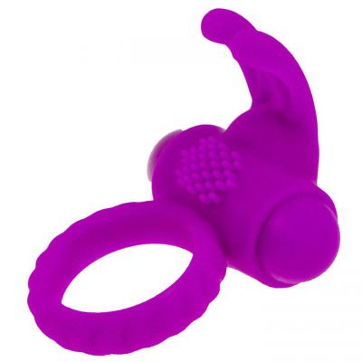 Bondara Magenta Silicone Rabbit Vibrating Cock Ring