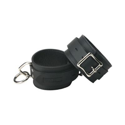 Strict Leather Standard Locking Wrist Cuffs Black Wrist