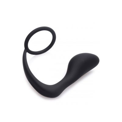 Explorer Ii Prostate Stimulator And Cock Ring Black