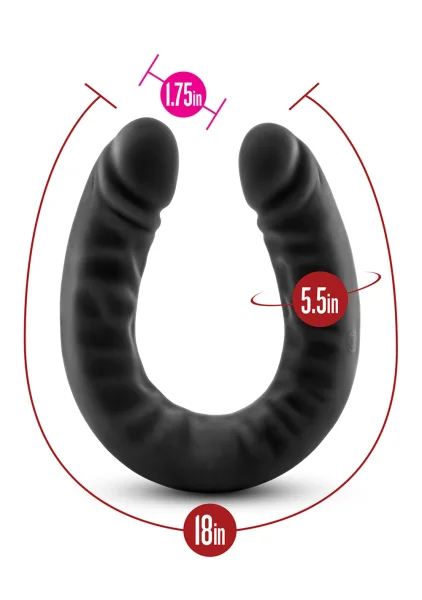 Ruse - Silicone Double Headed Dildo - 18"