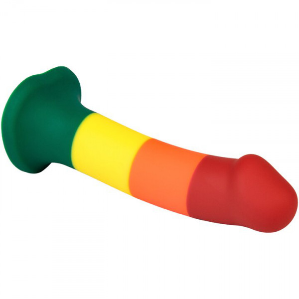 Bondara Pride Love Sucks Rainbow G-Spot Dildo – 6.4 or 7.7 Inch — image 4 of 6
