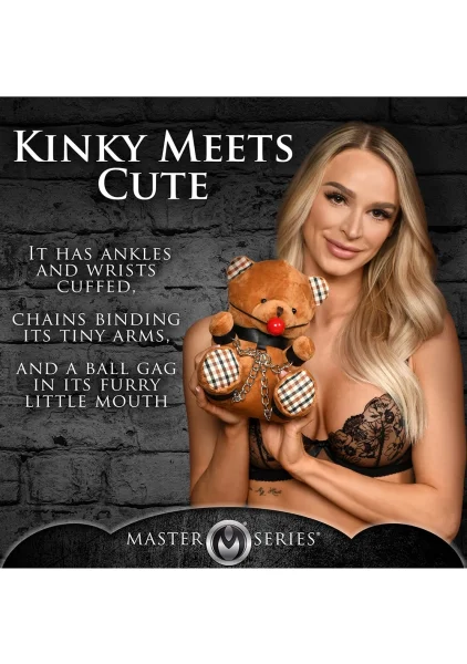 Gagged Teddy Bear Plush