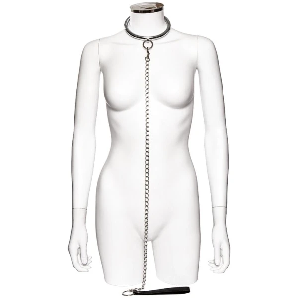 Torment Taken Solid Metal O-Ring Collar & Leash