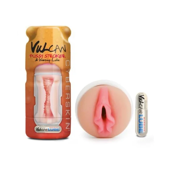 Cyberskin Vulcan Pussy Stroker with Warming Lube — image 3 of 6