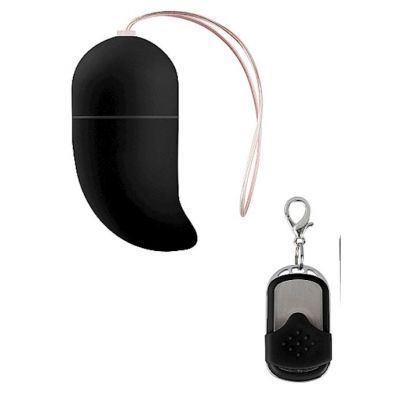 Vibrating G spot Egg Medium Black Black
