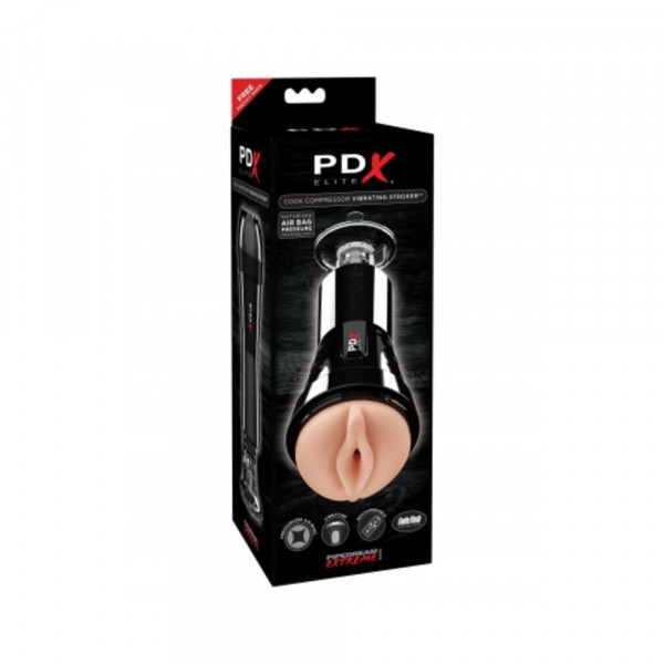 PDX ELITE Cock Compressor Vibrating Stroker