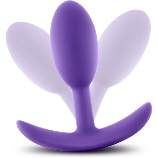 Luxe Wearable Vibra Slim Plug Small Purple