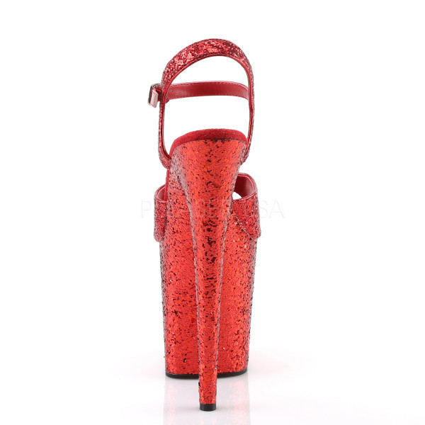 8 inches Heel, 4 inches PF Glitter Ankle Strap Sandal — image 20 of 25