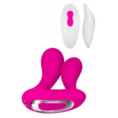 Adam and Eve Dual Entry Vibrator with Remote Control