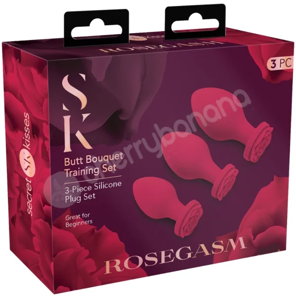 Secret Kisses Rosegasm Butt Bouquet Training Set