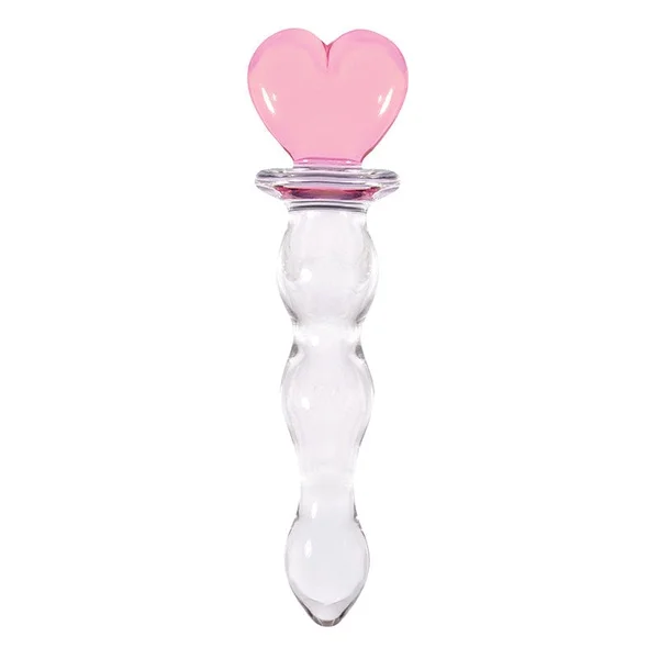 Crystal Heart of Glass Dildo - Pink — image 14 of 14