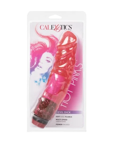 Hot  Devil Dick 8 - Pink - 8 Inch