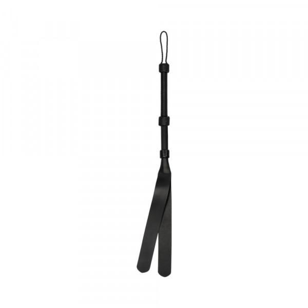 Ouch! Pain - Grain Leather Heavy-duty Double Tailed Whip Flogger