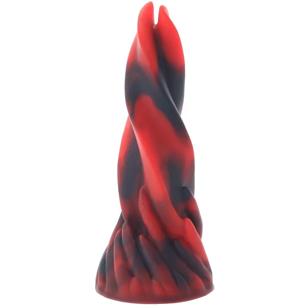 Hell Kiss Twisted Tongues 7.4" Silicone Suction Cup Dildo By Creature Cocks