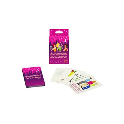 Bachelorettes Bar Challenge Card Game Purple