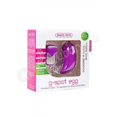 Shots Toys Purple Medium G Spot Egg Vibrator