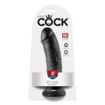 King Cock 8 Cock Black