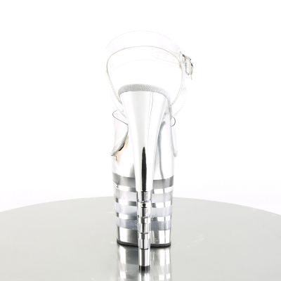8 inches Heel 4 inches Lined PF Ankle Strap Sandal